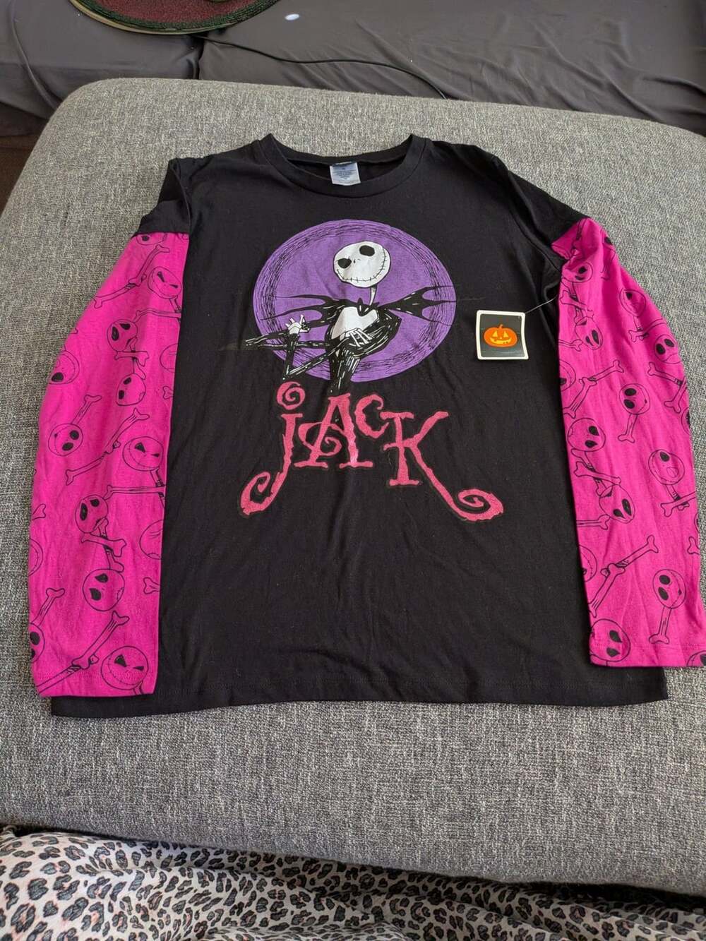Tim Burton's The Nightmare Before Christmas Jack Skellington Long Sleeve T-Shirt